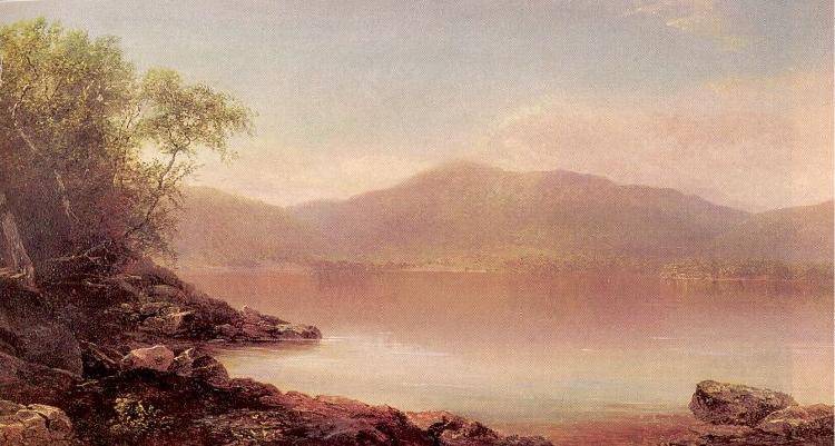 Martin, Homer Dodge View of Lake George from Long Island France oil painting art
